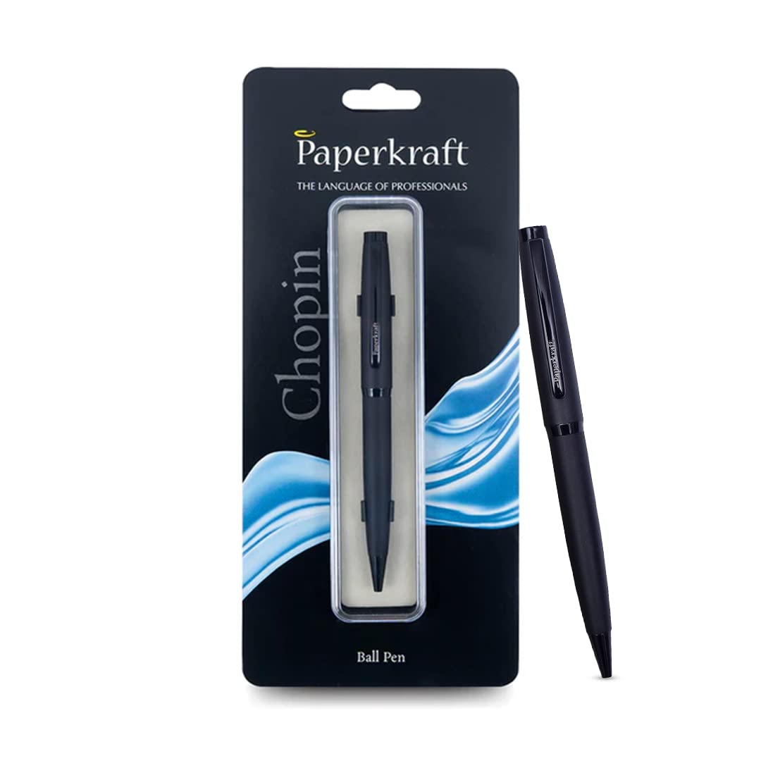 Paperkraft Chopin- Ball Pen Elegant & Classic Matte Black Finish