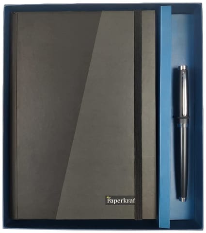 Paperkraft Expressions Gift Pack (Premium Metal Body Pen & Elegantly Designed Notebook)