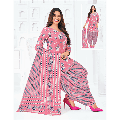 Pranjul 100% Cotton Printed Patiyala Ready Made Stitched Salwar Suits