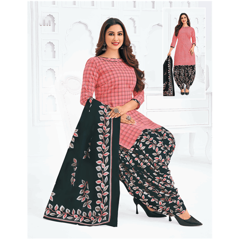 Pranjul 100% Cotton Printed Patiyala Ready Made Stitched Salwar Suits