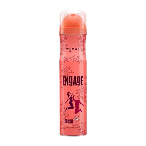 Engage Blush Deodorant For Women, Fruity and Floral, Skin Friendly, 150ml/165ml Deo Body Spray (Weight May Vary)