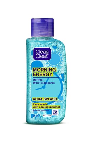 Clean & Clear Morning Energy Aqua Splash Face Wash 50Ml