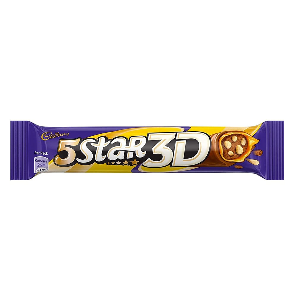 Cadbury 5 Star 3D Chocolate Bar, 45gm