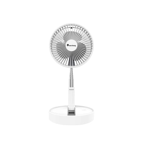 Sun King High Speed Foldable Table Fan, Pedestal Silent and Portable Fan with USB Charging Feature