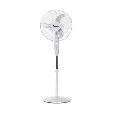 Sun King 10W Electric Pedestal Fan Ultra Quit Cooling wth Longlife Brushless Motor