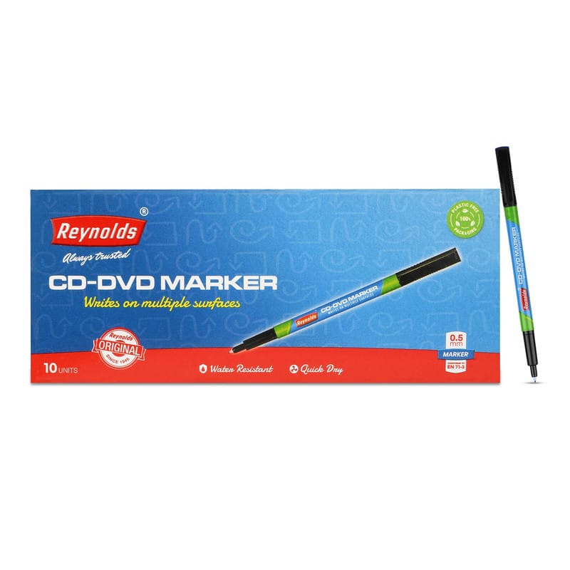 Reynolds CD-DVD Fine Tip Marker Box - Pack of 10