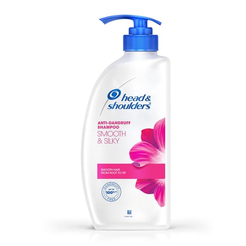 Head & Shoulders Smooth and Silky, 650 ML, Anti Dandruff Shampoo for Women & Men, For all hair types, For Soft,Smooth Hair & Dandruff protection