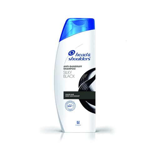 Head & Shoulders , Anti Dandruff Shampoo, Silky Black, 180 ML