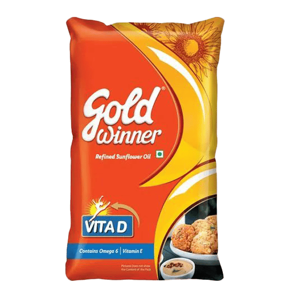 Gold Winner Sunflower Oil 1Lit