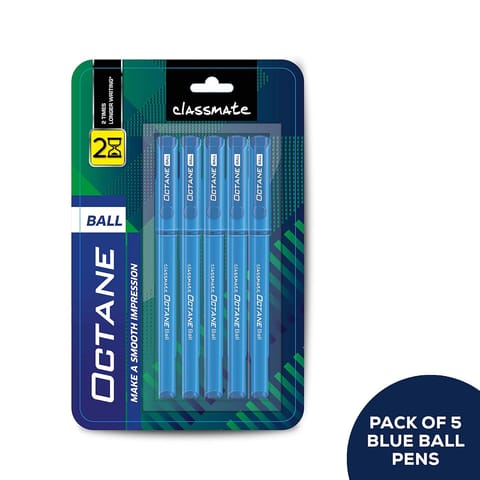 Classmate Octane- Blue Ball Pens