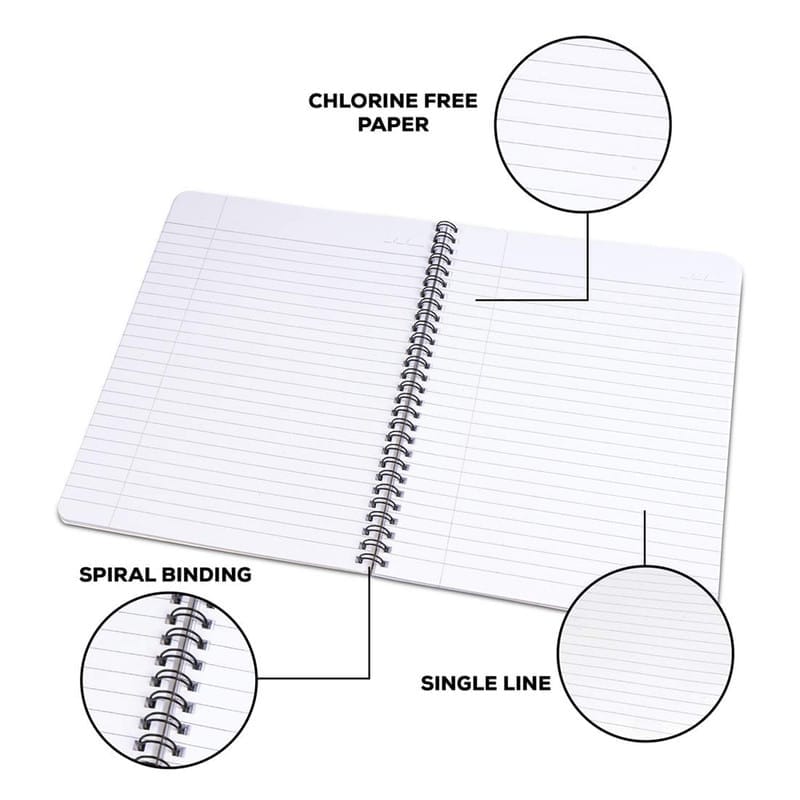 Classmate Pulse Spiral NoteBook Pulse Entry Portfolio 1 Subject, Spiral ...