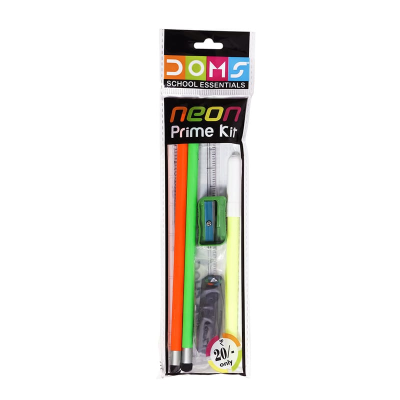 DOMS Combination Kits Neon Prime Kit - Pack of 5