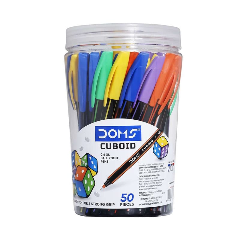 DOMS Ball Point Pen Cuboid Pack of 20