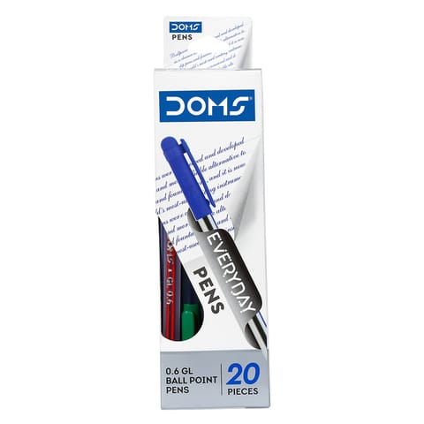 DOMS Ball Point Pen Every day Pens Pack of 20