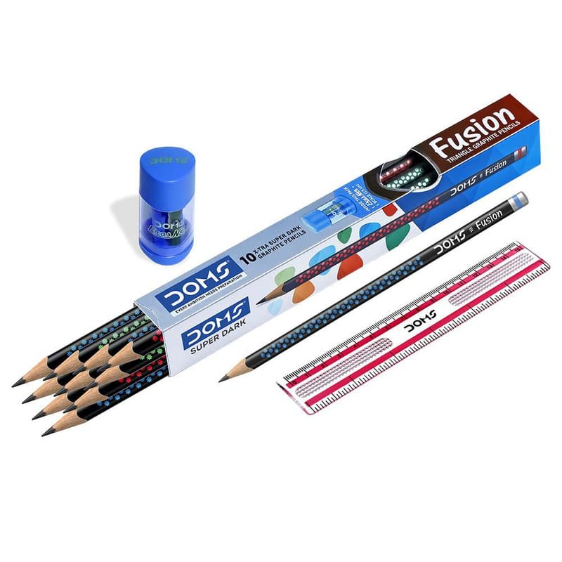 DOMS Graphite Pencil Fusion Pencils Pack of 10