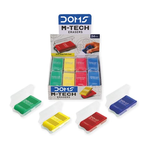 DOMS M-Tech Eraser Pack of 4