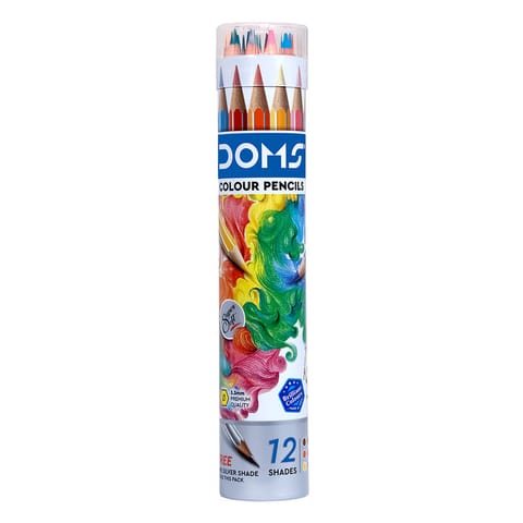 DOMS Colour Pencils Round Tin