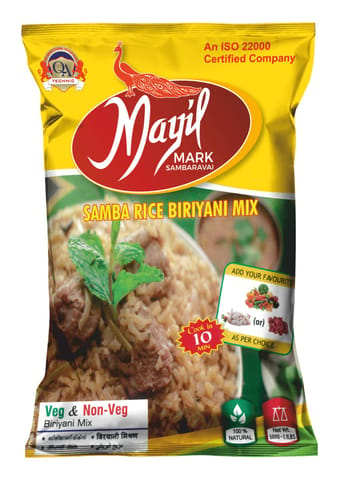 Mayil Mark Samba Rice Biriyani Mix - 500gm