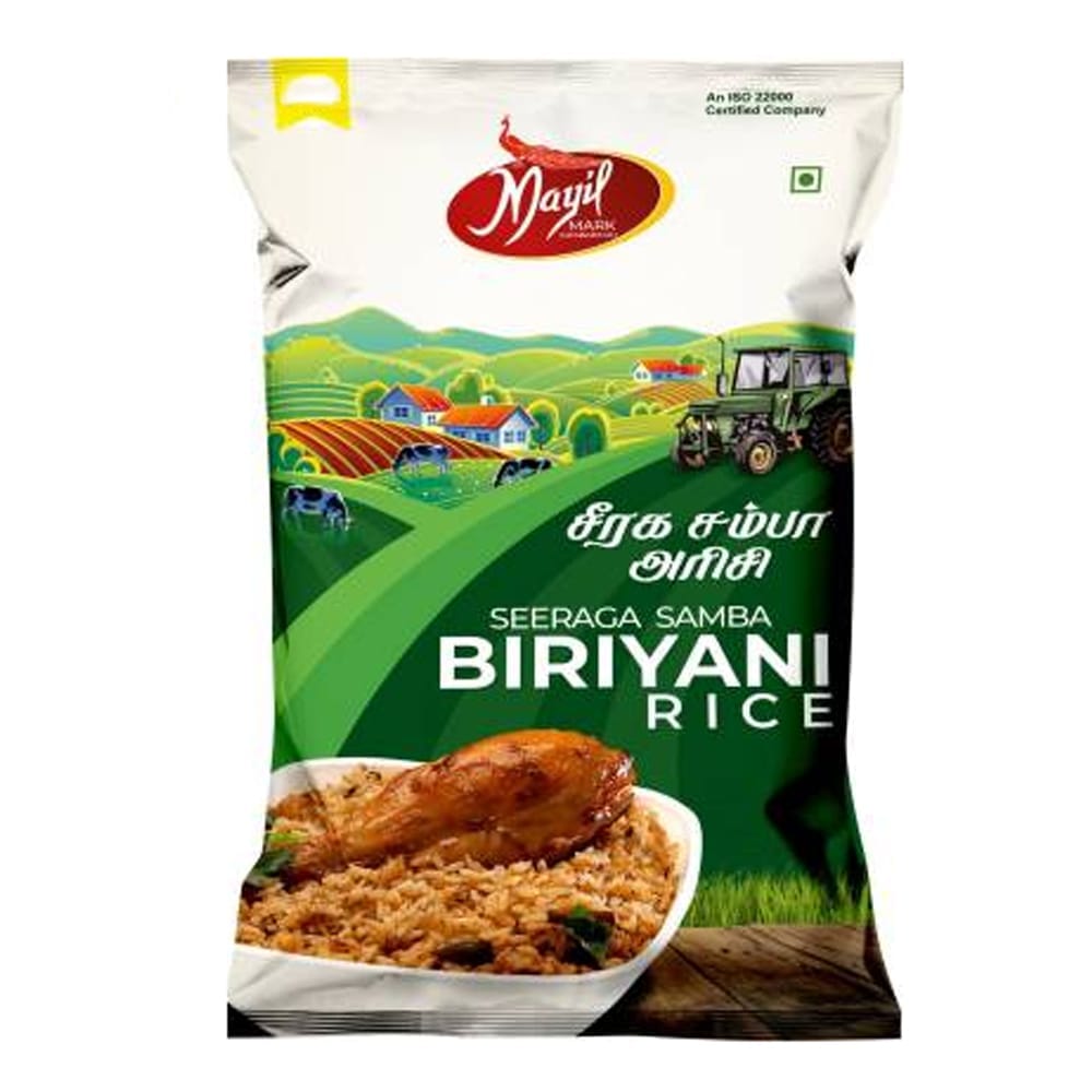 Mayil Mark Seeraga Samba Rice | Zeera Samba - 1 Kg