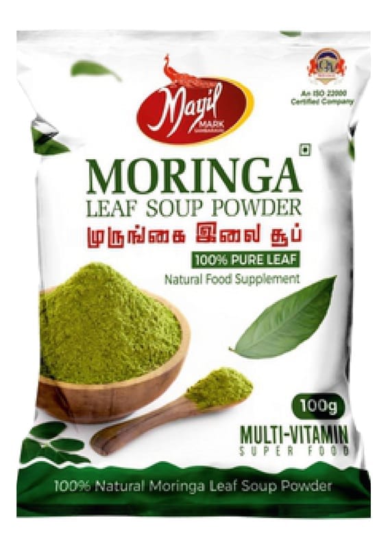 Mayil Mark Moringa Leaf Soup Powder - 100gm