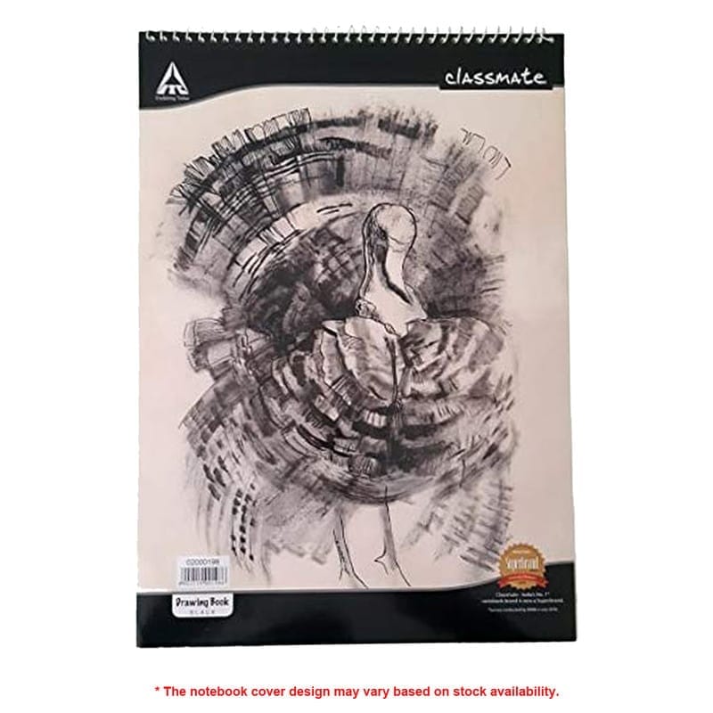 Classmate Drawing Books  Top Sprial With Perforation, Sprial Binding, 40 Pages, 42cm x 29.7cm