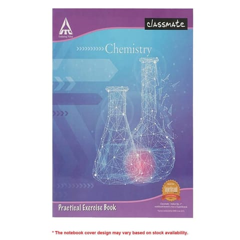 Classmate Practical Book Chemistry Single Line Interleaf + Salt Analysis Ruling, , 124 Pages, 28cm x 22cm