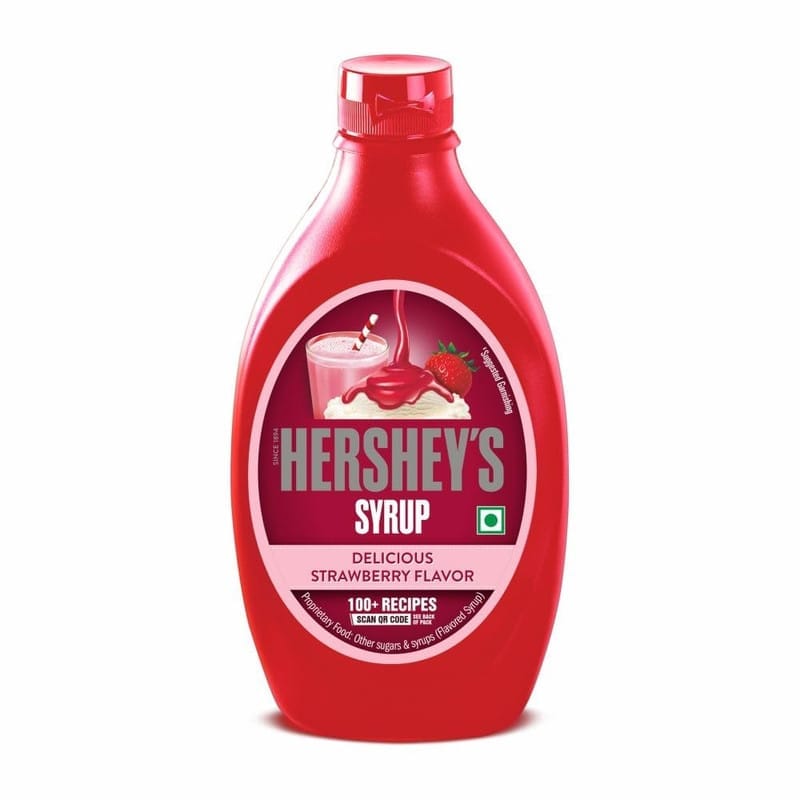 Hershey'S Strawberry Flavored Syrup Delicious Strawberry Flavor