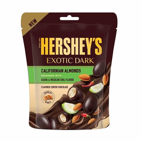 Hershey'S Exotic Dark Californian Almonds Guava & Mexican Chili Flavor