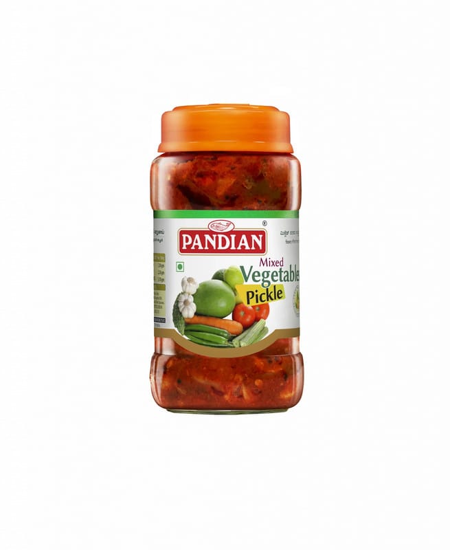 Pandiyan Mixed Vegetable Pickles Tradiational Indian Taste Of The South