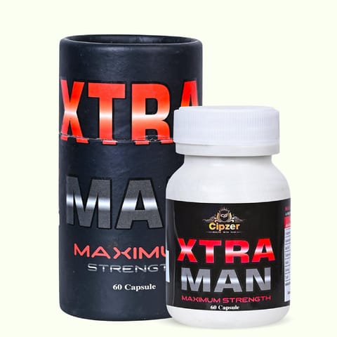 Cipzer Xtra Man Capsule - Maximum Strength 60'S