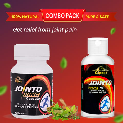 Cipzer Jointo King Capsule 30'S + Jointo King Oil 50 Ml