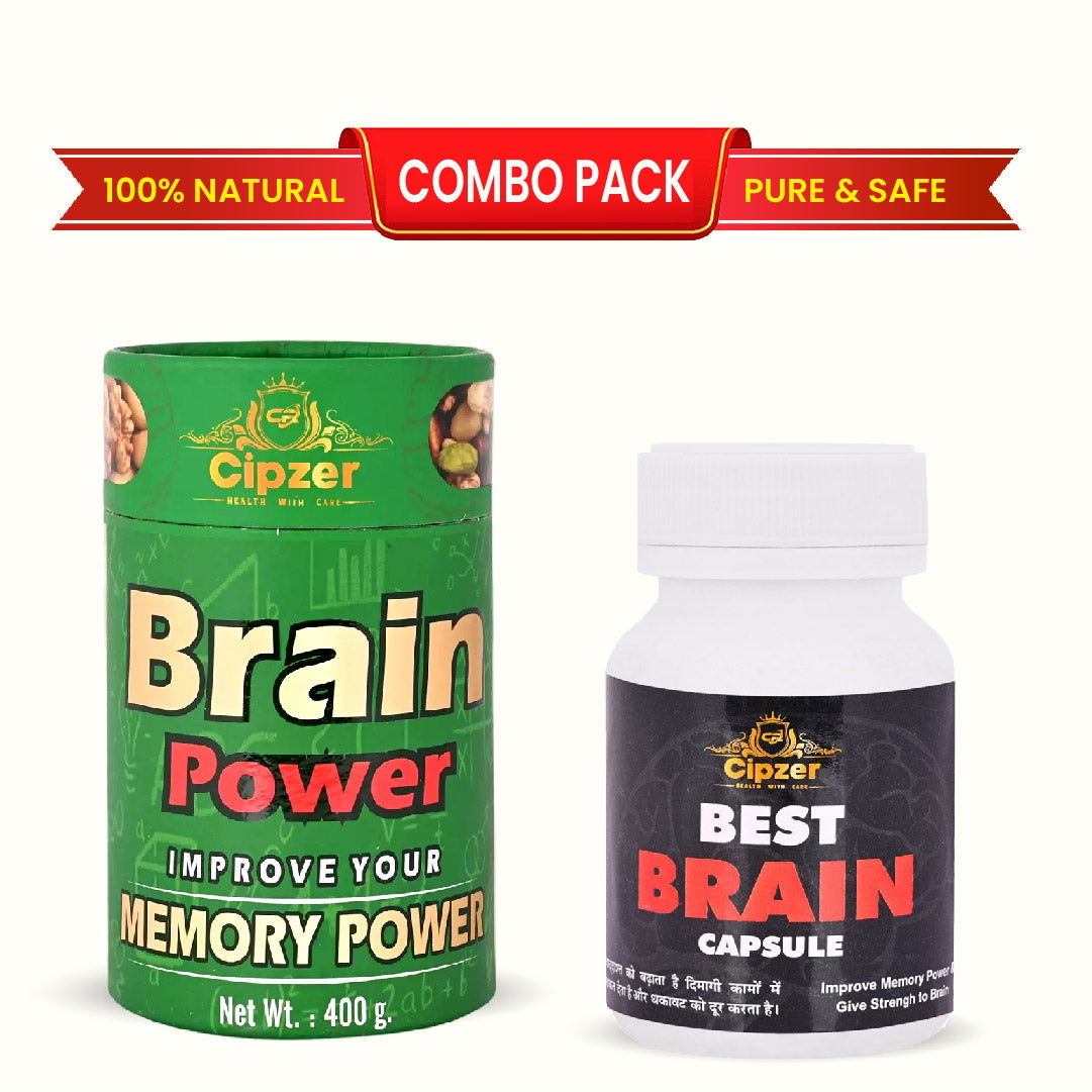 Cipzer Brain Power Prash 400 Gm + Best Brain Capsule 60'S