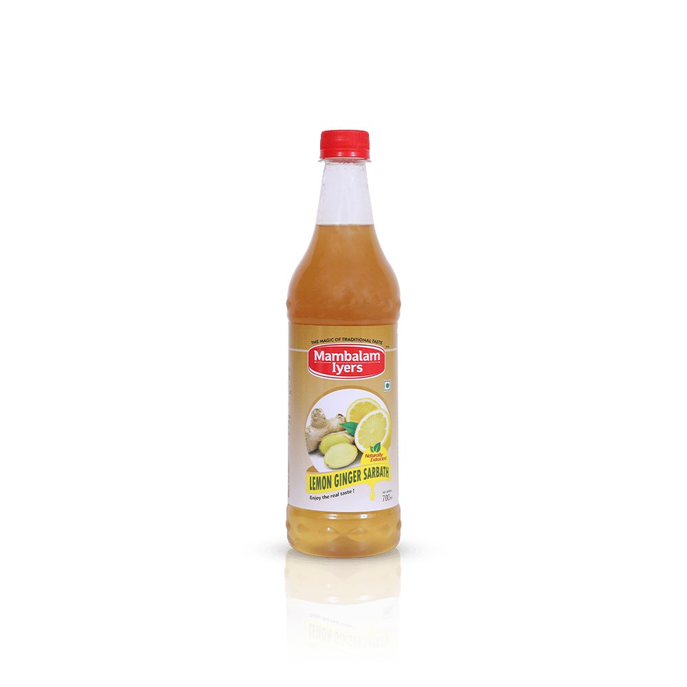 Mambalam Iyer Lemon Ginger Sarbath 700ML