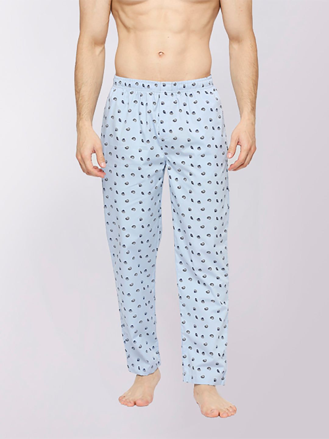 Frenchie Relax Wear Spaceship Sky Blue Printed Pyjama