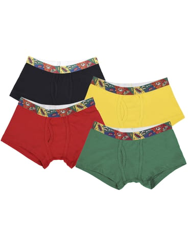 Brat Kid'S Soft Cotton Trunk For Boys - Assorted Colours