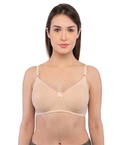 Feelings Allure Skin Essential Non-Padded Full Coverage Cotton Bra For Women