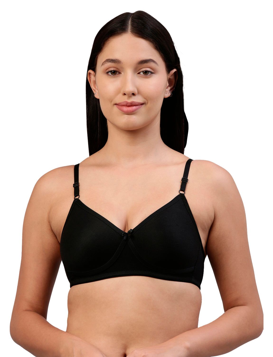 Feelings Dazzle All Day Long Essential Black Bra For Women