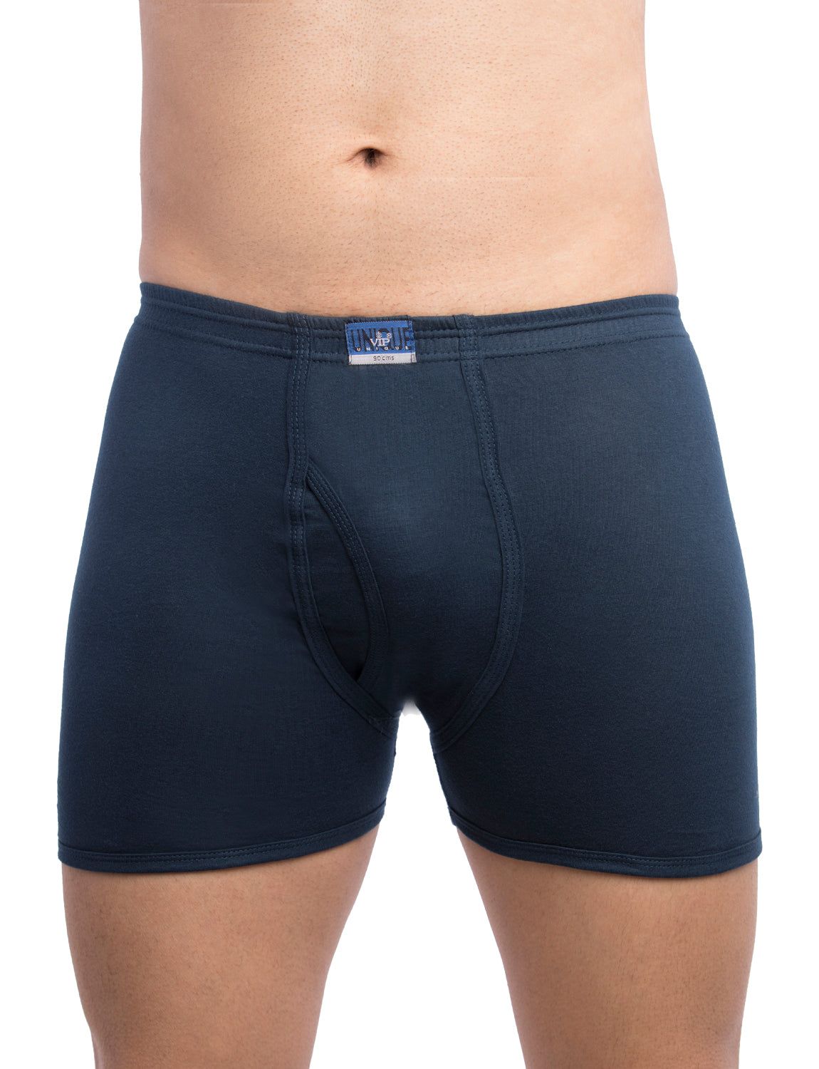 Unique Men'S Snug Fit 100% Cotton Trunks - Assorted Colours