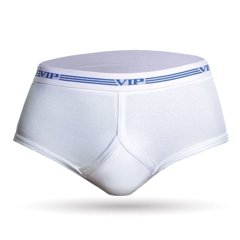 VIP Signor Cotton Briefs For Men - White Colour