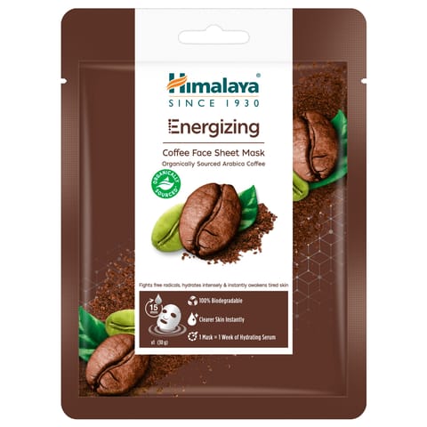 Himalaya Energizing Coffee Sheet Mask-30G