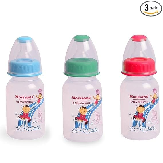 Designer PP Feeding Bottle 125ml (Pack of 3)