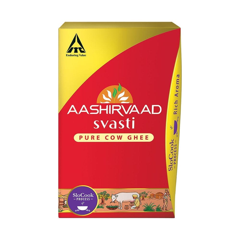 Aashirvaad Svasti Pure Cow Ghee 1L Ceka