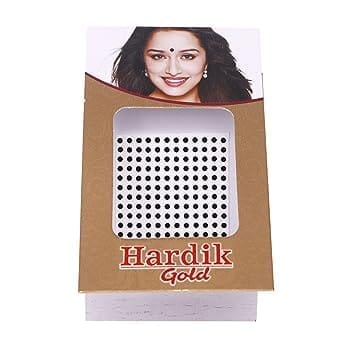 Eyetex Small Bindi 6Mm Plain Bindis Tikka For Girls Women Ladies (Black)