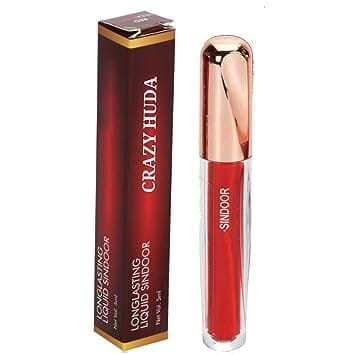 Crazy Huda Professional Long Lasting Liquid Sindoor Red