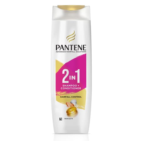 Pantene 2 in 1 Anti Hair Fall Shampoo + Conditioner, 340 ml