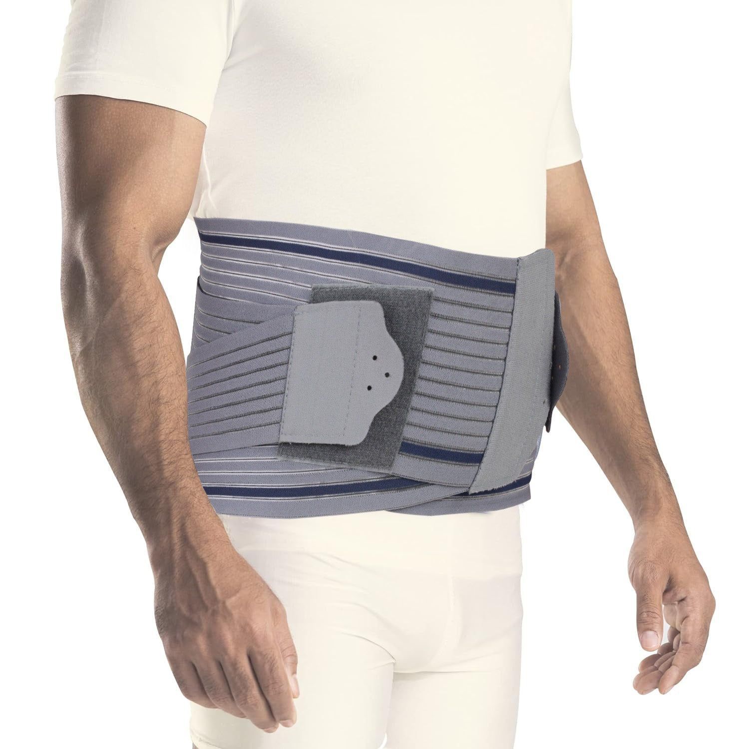 Contoured Lumbar Sacral Belt Lower Back Pain Osteoporosis Slip Disc Care For Women Men Grey