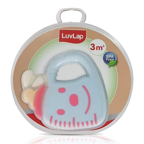 Silicone Teether, Milk Time Design, 3m+, BPA Free (Multicolour)