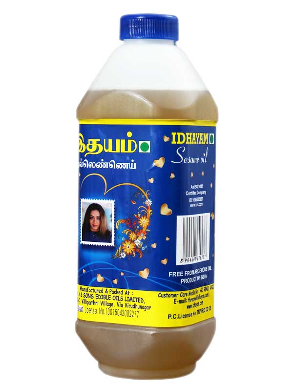 Idhayam Sesame Oil - Bottle