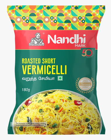 Nandhi Mark Roasted Short Vermicelli Semia - 180G