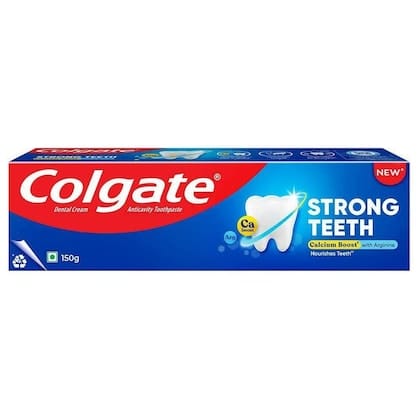 Colgate Strong Teeth Dental Cream Anti-cavity Toothpaste 150 g